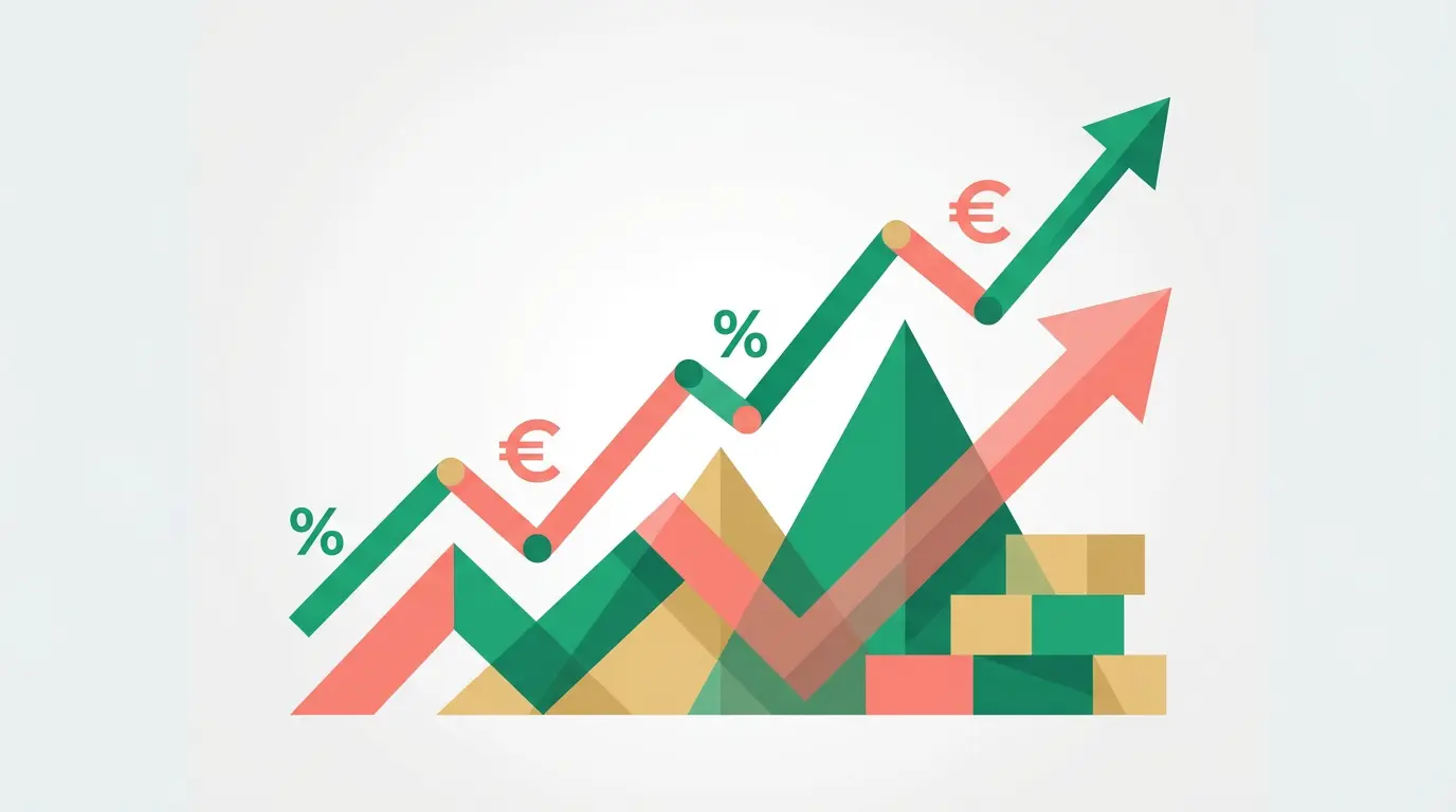 Marktentwicklung und Zinssätze für Sparguthaben in Deutschland - Infografik